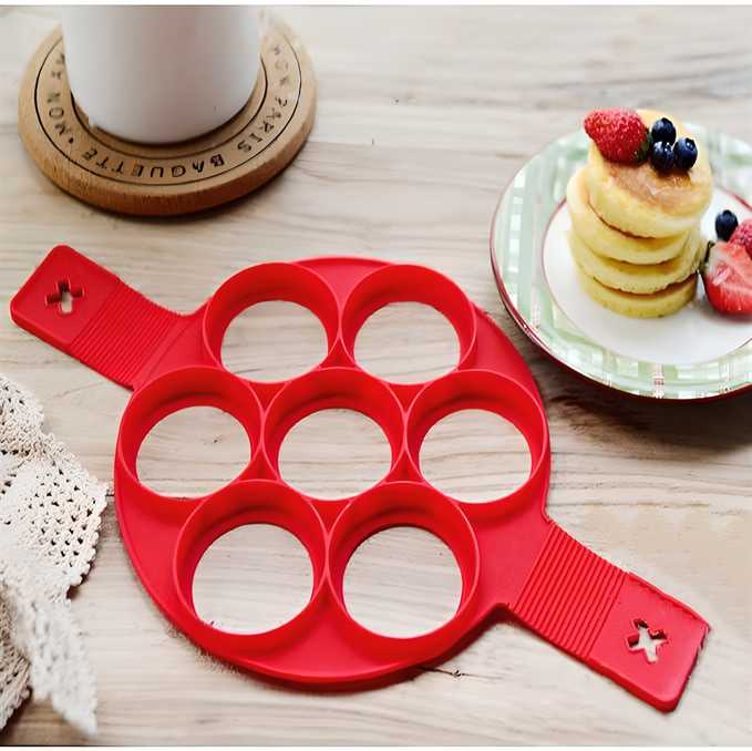 Silicone Non Stick Pancake Maker Molds - Dear Pantry